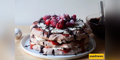 (VIDEO) I Built a Three-Tier Chocolate Raspberry Pavlova — It Took 4 Hours and Totally Paid Off!