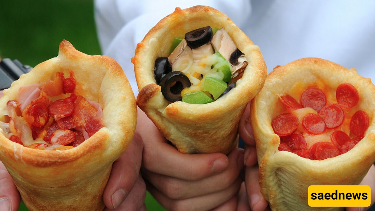 Did You Know That You Could Have A Pizza On A Cone?