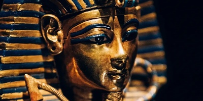 Selling a Pharaoh’s Mummy by the Sidewalk by a Street Vendor! +Photo