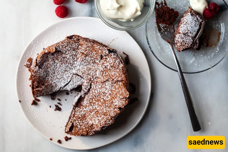 This tiny, soufflé-like chocolate cake puffs up into an impossibly flaky top, collapses into molten, fudgy crumbs, and will make you cancel every bakery run from now on.