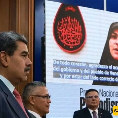 Iranian Journalist Lauded in Caracas for Showing Resilience during Israeli Attack