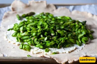 Asparagus Galette recipe