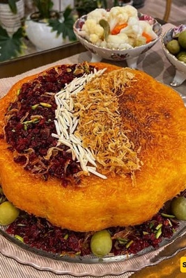 Homemade Chicken Tahchin with Irresistible Flavor