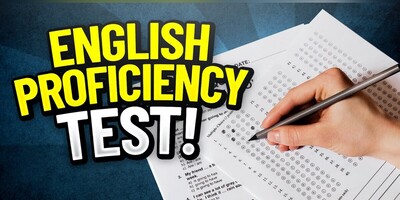 What is the correct website for taking my English test?