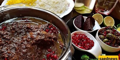 Local Stews / How to Make Delicious Fesenjan Stew with Chicken in Northern Style