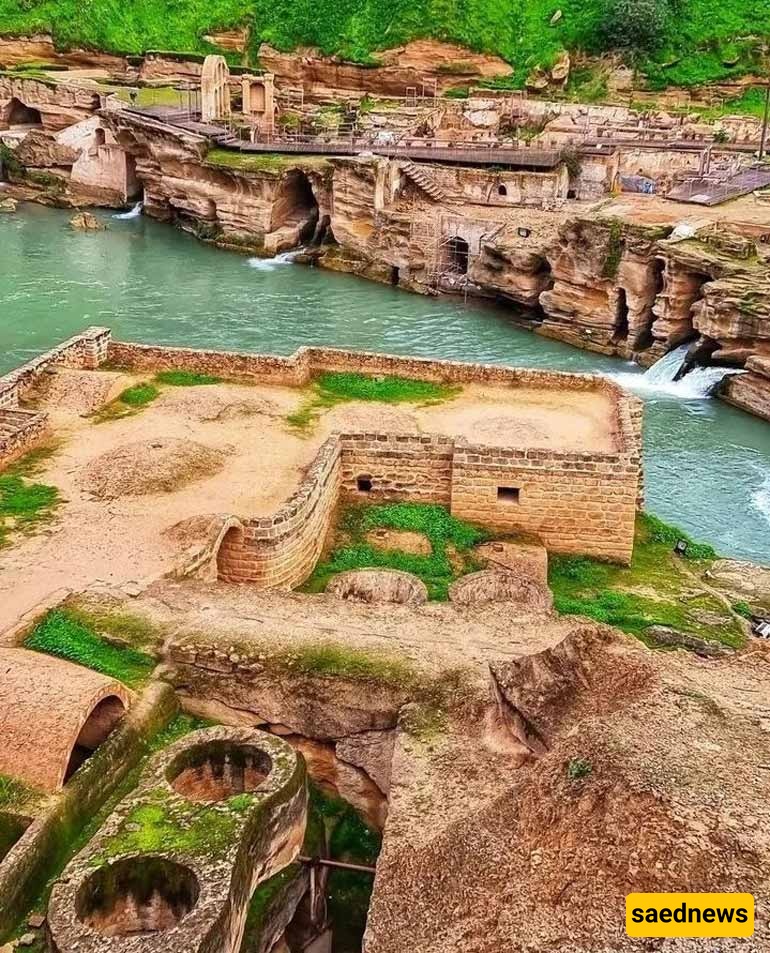 Shushtar hydraulic structures