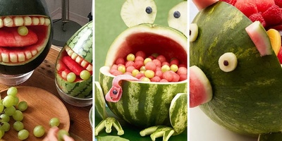 Ideas for Decorating Watermelons for Yalda Night! Simple and Quick