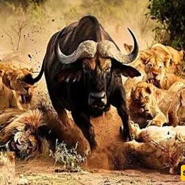 Wildlife Documentary / This Story: When an Old Buffalo Defeated 10 Lions in a Battle of Life and Death(Video)