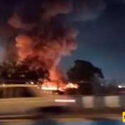 Horrific Fire Near the South Terminal of Tehran / Flames Devoured the Sky + Video
