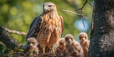 (Video) Wildlife Documentary / This Story:  Falcon Style Dinner/Kids, Come See What Mom Brought!