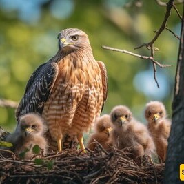 (Video) Wildlife Documentary / This Story:  Falcon Style Dinner/Kids, Come See What Mom Brought!