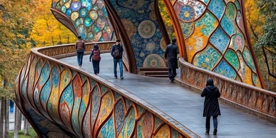 Stunning Iranian Street Art Transforms the City into a Living Paradise