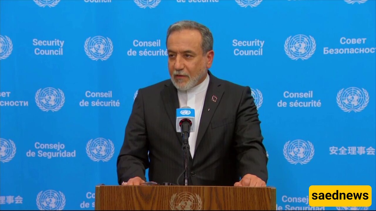 Iranian Foreign Minister: "Snapback Mechanism Is Void and Will Fail
