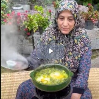 How to Make Gilan-Style Khoshkavij/A traditional and delicious meatless dish that everyone falls in love with because of its unique taste and aroma