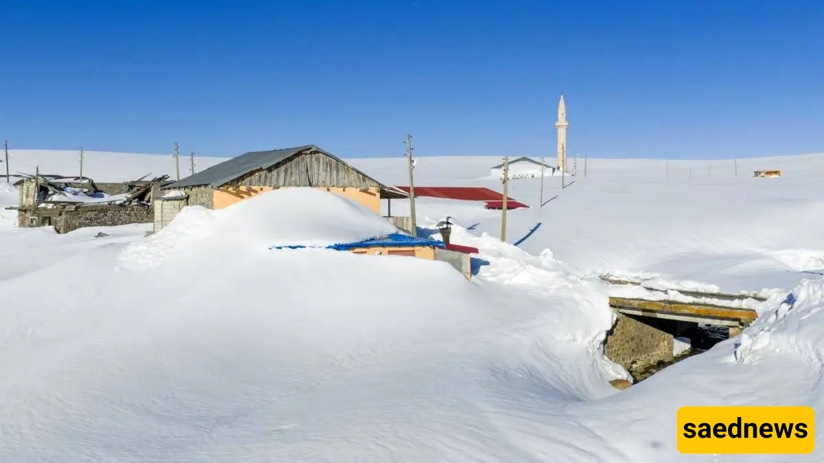 Spring Snowfall In Turkey
