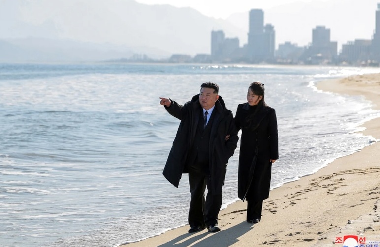 Unseen moments: Kim Jong-un with his heir-apparent daughter Kim Ju-ae – in pictures