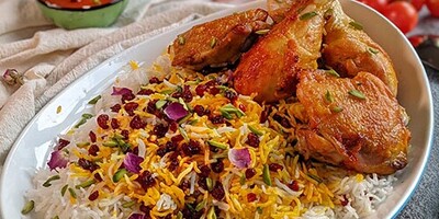 Learn How To Cook Persian Chicken with Barberry Rice (Zereshk Polo ba Morgh)!