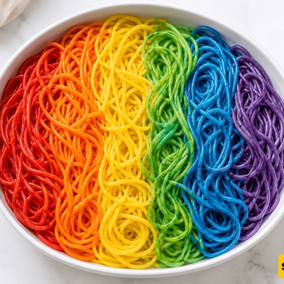 Rainbow Pasta Is the Colorful Dinner Trick Everyone Will Want to Try