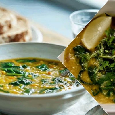 How to Make Spinach, Lentil, and Mung Bean Soup