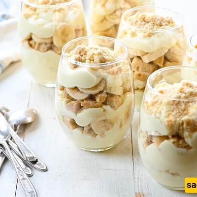 Banana Parfait: A Delicious and Elegant Dessert to Impress at Parties (Photo)