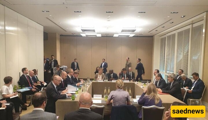 Iran FM holding talks with Europe in Geneva