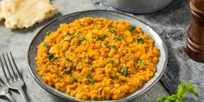 How to Make Elegant Dal Adas Polo with Iranian Rice (Serves 4)