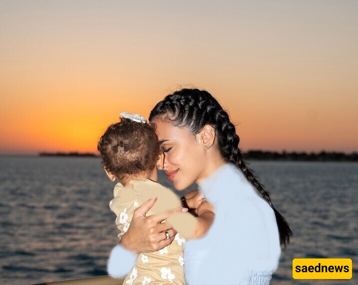 The motherly love of Bruna Biancardi, Neymar's Wife, With Her Adorable Little Daughter / How The Little Rascal is Striking Poses 🥰