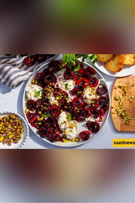 (Video)You’ll Never Look at Burrata the Same Way Again — Sweet Cherries + Pistachios = Party Magic!