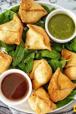 How to Make Samosa with Pita Bread in a Fast Food Style!