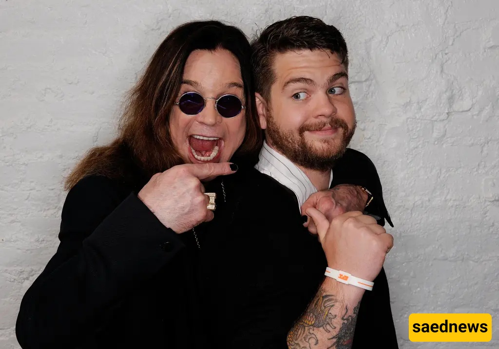 Jack Osbourne and his son