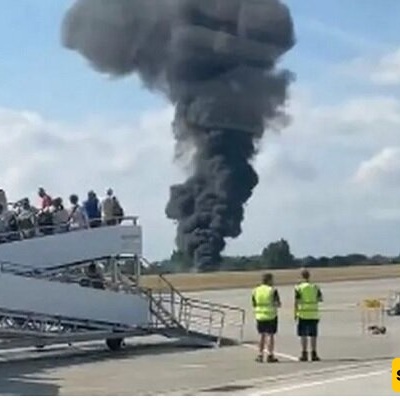 Fireball Erupts At London Airport After Plane Crash (+VIDEO)