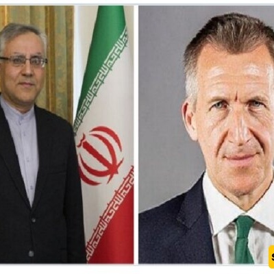 Iran envoy, British minister discuss security issues