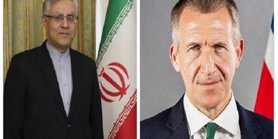 Iran envoy, British minister discuss security issues