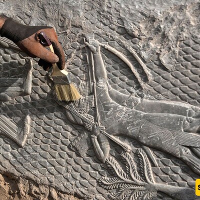 Intricately Carved 2,700-year-old Assyrian Relief Unearthed In Iraq!