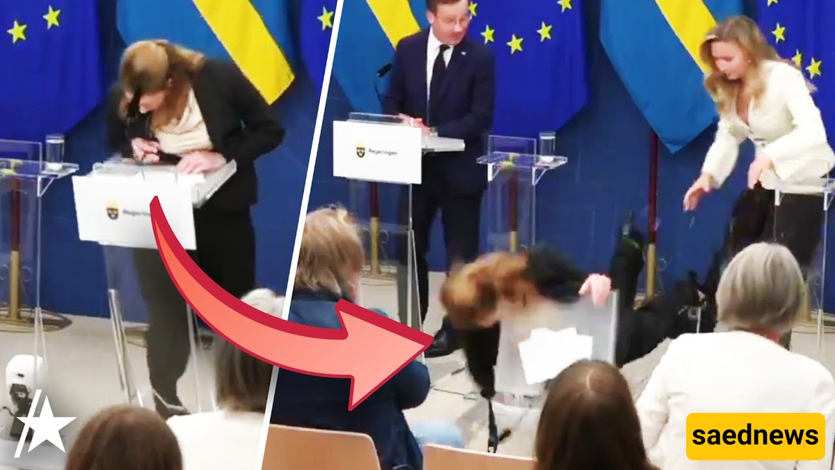 (VIDEO) Swedish Health Minister Collapses During Press Conference: What Happened on Day One
