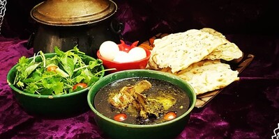 Recipe for Abgoosht Ghormeh Sabzi; Taste the Abgoosht Ghormeh of Hamadan Once