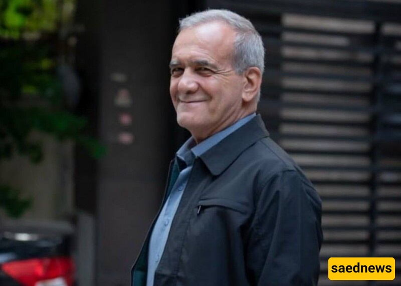 “Caught on Camera: Pezeshkian’s Enigmatic Smile at Supreme Leader During Diplomatic Debut”