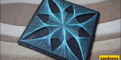 Fascinating String Art with Nails + Photos