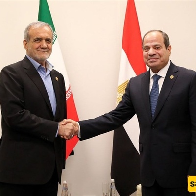 Parliament Speaker Pezeshkian to El-Sisi: We Did Not Start the War, But Our Response to the Continued Aggression Will Be Decisive.