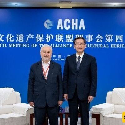 Iranian Representative Holds Talks with Asian Cultural Heritage Union President