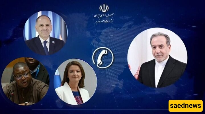 Araghchi Holds Talks With Greece, Slovenia, Sierra Leone FMs
