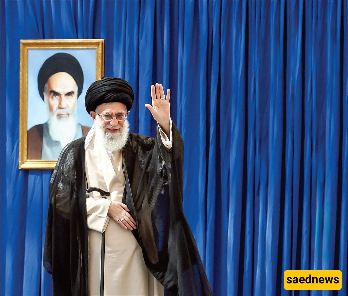 Watch the Moment Iran’s Supreme Leader Stands Unshaken as Bomb Explodes Nearby