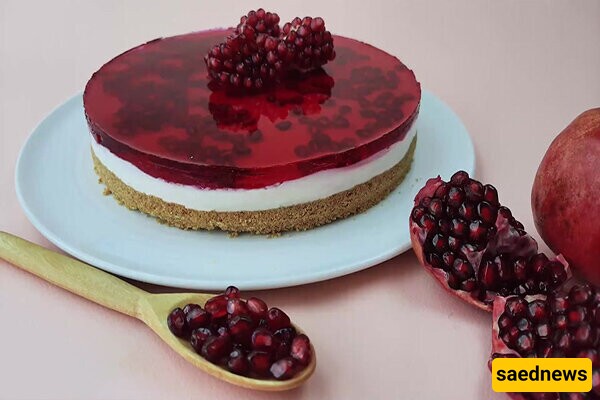 Pomegranate Cheesecake 