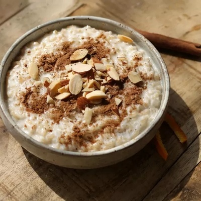 Peruvian-Style Rice Pudding with Citrus and Cinnamon