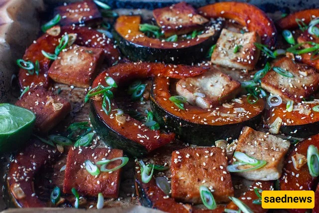 Roasted Squash & Tofu 