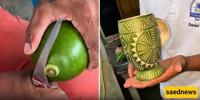 Remarkable Creativity of a Young Innovator Producing a Work That Defies Belief / From Tropical Fruit to a Luxury Mug
