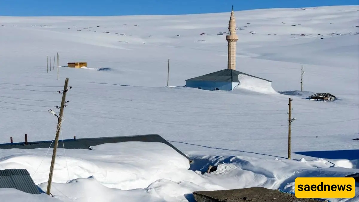 Spring Snowfall In Turkey