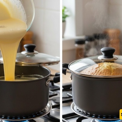 Simple Cake Recipe in a Pot