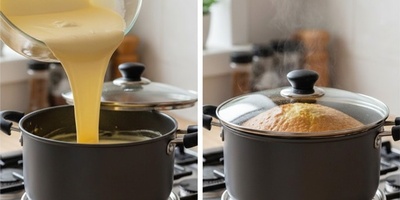 Simple Cake Recipe in a Pot
