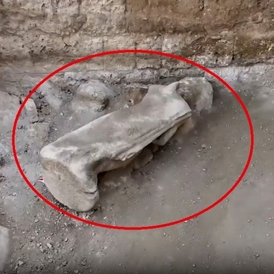 Extraordinary Discovery of a 2,200-Year-Old Statue of a Greek Goddess in an Ancient Theater Site (Photo)